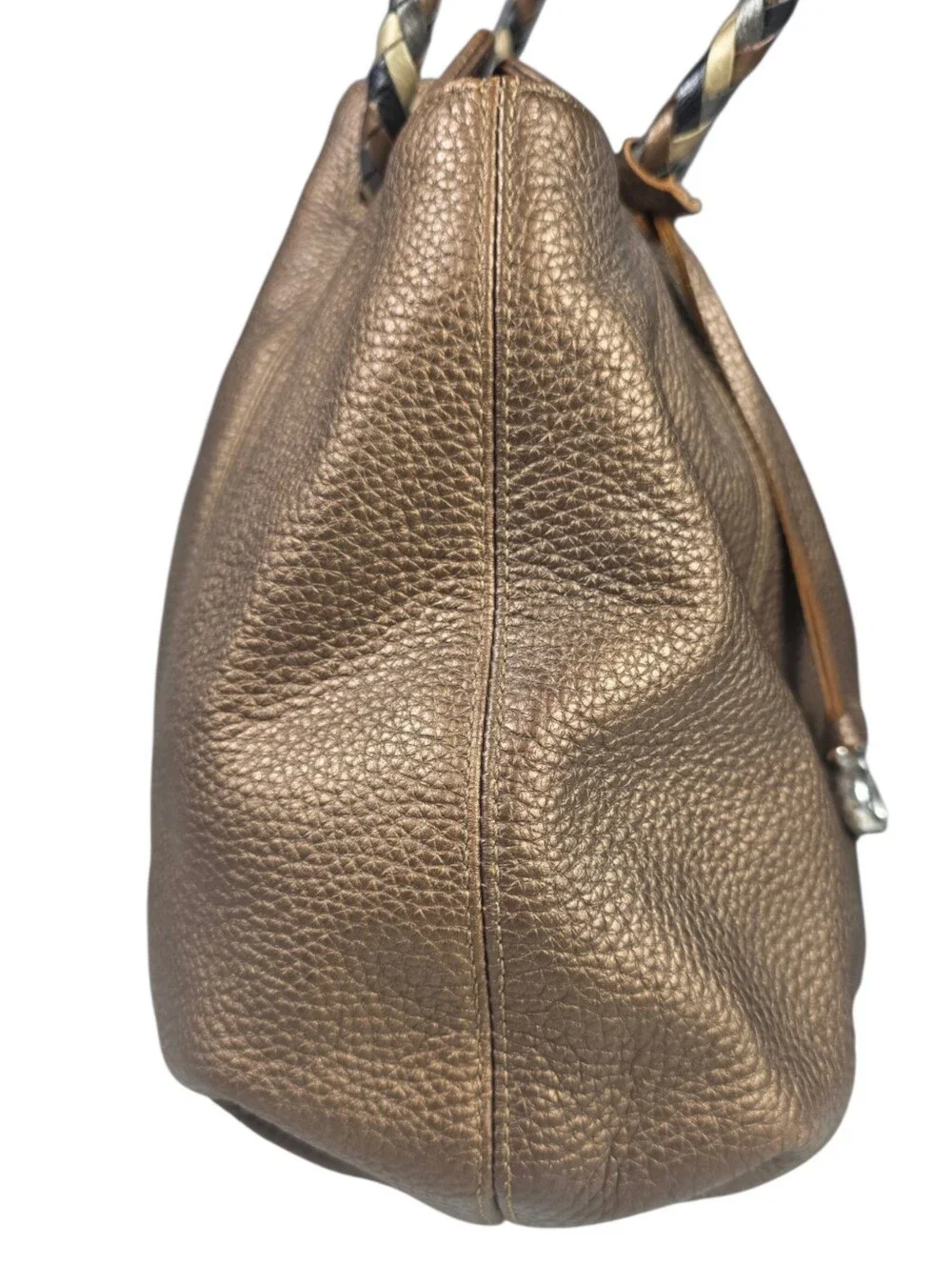Brrighton Bronze Metallic Hobo Bag